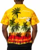 King Kameha Hawaiihemd "Beach" in Gelb Herren Hawaii-Hemd Produktbild-Vorschau 4