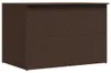 vidaXL Coffre de jardin brun 150x100x100 cm Poly rotin Voir les images du produit 14