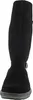 A black suede boot. Anteprima dell’immagine prodotto