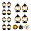 Lot de 12 mini-lanternes noires de style western/cowboy Voir les images du produit 4