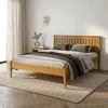 Home Collective - Lit double en bois massif, structure en Voir les images du produit 1