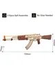 3D puzzle, guľomet AK-47, ROKR, Drevo, 315 dielikov Náhľad obrázku produktu 4