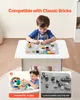 VEVOR Kindertisch 597x597x495 mm, 4-in-1-Aktivitätstisch & Produktbild-Vorschau 5
