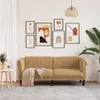 The Living Store 2-Sitzer Sofa Braun Kunstleder Produktbild-Vorschau 4