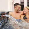 HOME DELUXE - Outdoor Whirlpool Black MARBLE inkl. Treppe Produktbild-Vorschau 3