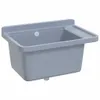 Lavabo a Parete Grigio 60x40x28 cm in Resina Anteprima dell’immagine prodotto 7