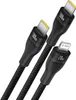 BASEUS Starker 3in1 Kabel: USB-C Lightning, PD 100W, Nylon Produktbild-Vorschau 11