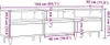 vidaXL TV-Schrank Altholz-Optik 150x30x44,5 cm Produktbild-Vorschau 8