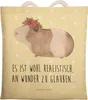 Mr. & Mrs. Panda Tote Bag Meerschweinchen Weisheit - Gelb Produktbild-Vorschau 1