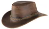 Scippis Outdoor Western-Lederhut Williams geflochtenes Band in braun