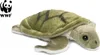 A plush toy sea turtle is shown against a white background, with the WWF logo and text in the upper left corner. Produktbild-Vorschau