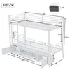 Flieks Etagenbett Metallbett 90x200cm mit Schuhregal und Produktbild-Vorschau 7