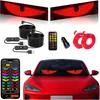 2x DIY světla „Devil Eyes“ na čelní sklo s dálkovým Náhled obrázku produktu 4