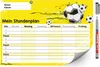 Fußball Stundenplan abwischbar I DIN A4 I Rückseite Produktbild-Vorschau 1