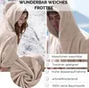 Frottee Badeponcho Damen Herren Surf Poncho 100% Baumwolle Produktbild-Vorschau 2