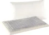 A pillow with a removable cover is shown, with the inner pillow exposed to reveal a textured surface. Produktbild-Vorschau