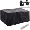 vidaXL Couvertures pour meubles de jardin 2 pcs. 8 oeillets Voir les images du produit 1