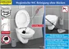 WC-Bürste extra lang, 70 cm, Edelstahl/Silikon, Produktbild-Vorschau 1