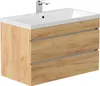 Badmöbel Waschplatz "Fellini 90" Eiche Gold Produktbild-Vorschau 3