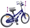 vidaXL Kinderfahrrad 18 Zoll für 5-7 Jahre alt Dunkelblau Produktbild-Vorschau 8