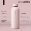 Trinkflasche Edelstahl 500ml Thermoflasche isoliert Sport Produktbild-Vorschau 2