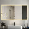 LED Badspiegel mit Uhr Bluetooth Produktbild-Vorschau 1