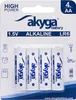 Pile alcaline AA LR6 Akyga AKY2068 1.5V / 3050mAh 4pcs Voir les images du produit 1