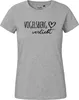 Huuraa Damen T-Shirt Vogelsberg verliebt S Sport Grey Bio Produktbild-Vorschau 2