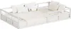 Bodenbett aus Metall Vitalispa Minno Weiß 205 x 125 cm ohne Produktbild-Vorschau 5
