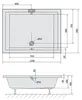 Polysan DEEP Rechteck-Duschwanne 120x90x26cm, tief, weiß Produktbild-Vorschau 10