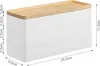 Yamazaki Rin Aufbewahrungsbox Kunststoff/Holz weiß Produktbild-Vorschau 2