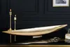 riess-ambiente Deko Schale GOLD LEAF 80cm antik gold Produktbild-Vorschau 4
