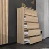 Commode 5 tiroirs - Buffet en bois 70x115x33,5 Commode Voir les images du produit 4