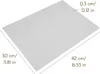 Creative Deco 10 x sivé MDF dosky formátu A3 | 420 x 300 x Náhľad obrázku produktu 3