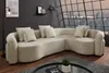 riess-ambiente Retro Wohnlandschaft VOGUE 290cm beige Samt Produktbild-Vorschau 3