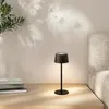 LED noir réglable Lampe de table à batterie Lampe de table Voir les images du produit 11