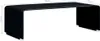 Couchtisch Schwarz 98x45x31 cm Hartglas Produktbild-Vorschau 5