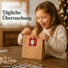 2 x DIY Adventskalender zum Befüllen 24 Papiertüten Produktbild-Vorschau 7