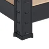 Kovový zásuvný regál Schulte 1800x900x400 mm, 4 dřevěné Náhled obrázku produktu 5