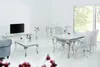 Barock Design Esstisch MODERN BAROCK 180cm weiß Edelstahl Produktbild-Vorschau 8