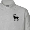Huuraa Damen Polo Shirt Hirsch Silhouette XL Sport Grey Bio Produktbild-Vorschau 2