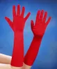 Satin-Handschuh 40cm, rot Produktbild-Vorschau 3