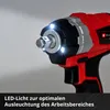 Einhell Visseuse à choc sans fil TE-CW 18 Li BL-solo Rouge Voir les images du produit 8