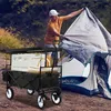 Faziango Bollerwagen Faltbar mit Dach Handwagen Produktbild-Vorschau 8