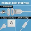 greate Lampenfassung E27 mit Kabel und Schalter weiß 5 Produktbild-Vorschau 4