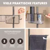 bremermann Teleskop-Badregal, 2 Körbe, 2 Handtuchstangen, Produktbild-Vorschau 4