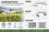 Campingtisch mit Klappbaren Seitenflächen 116/79,5 x 60 x Produktbild-Vorschau 2