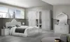 Barock Schlafzimmer-Set Leana 4-Teilig in Weiß/Silber Produktbild-Vorschau 4