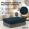 Komfortec 2er Saunatuch Set 80x200 cm aus 100% Baumwolle, Produktbild-Vorschau 3