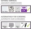 UV-Loc® Badetuchstange Duo Isera 60 cm Produktbild-Vorschau 4